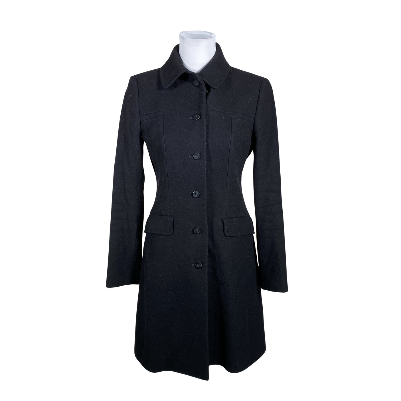 Unisex Hugo Boss - Villane mantel, suurus 36 - Must (1)