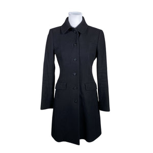 Unisex Hugo Boss - Villane mantel, suurus 36 - Must (1)