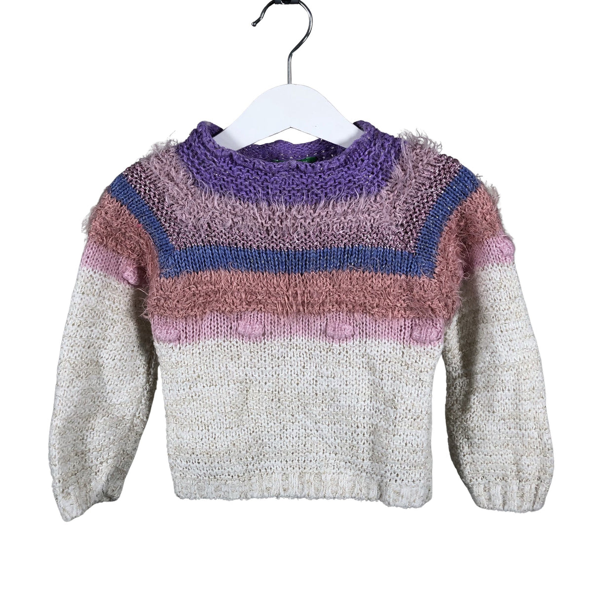 Unisex Benetton - Kampsun, suurus 80 - 86 - Valge (1)