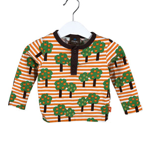 Unisex me&i - Trikotaažist pluus, suurus 74 - 80 - Oranž (2)