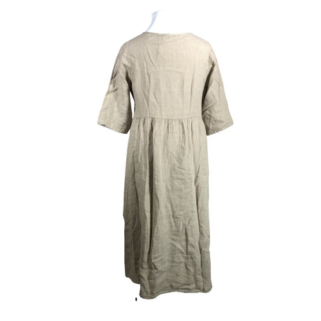 Unisex Puro Lino - Mitteveniv kleit, suurus 42 - Beige (2)