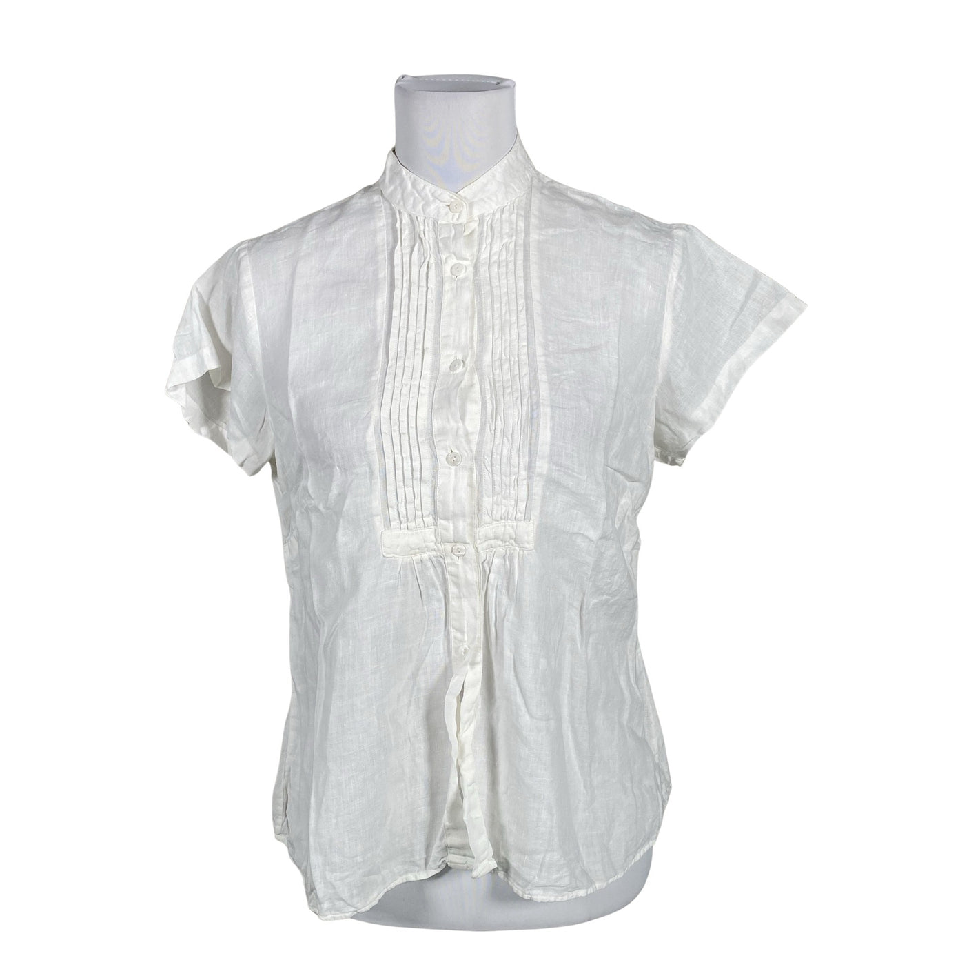 Unisex Gant - Lühikeste käistega pluus, suurus 40 - Valge (1)