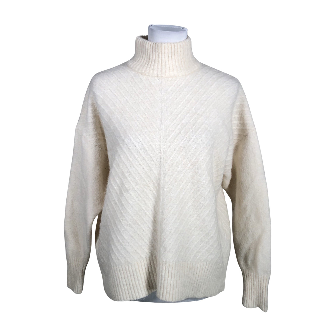 Unisex Selected - Kampsun, suurus 40 - Looduslik valge (1)