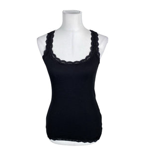 Unisex Esprit - Trikotaažist topp, suurus 36 - Must (1)