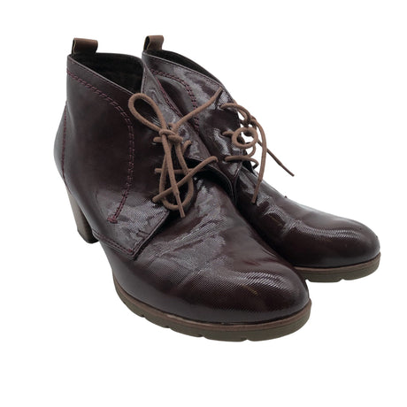 Unisex Marco Tozzi - Kontsakingad, suurus 40 - Veinipunane (2)