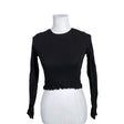 Unisex Even&Odd - Trikotaažist pluus, suurus 34 - Must ()
