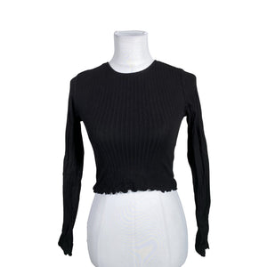 Unisex Even&Odd - Trikotaažist pluus, suurus 34 - Must (1)