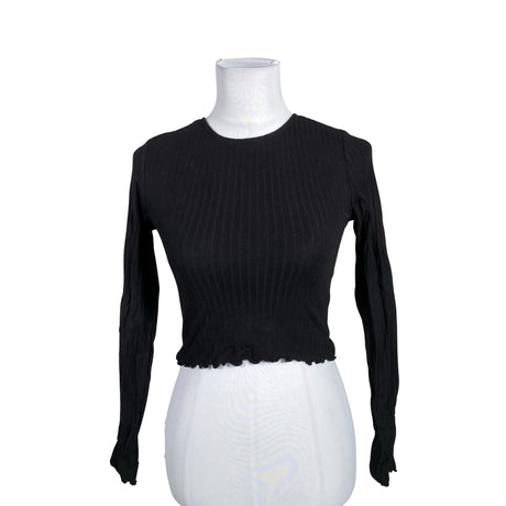 Unisex Even&Odd - Trikotaažist pluus, suurus 34 - Must ()