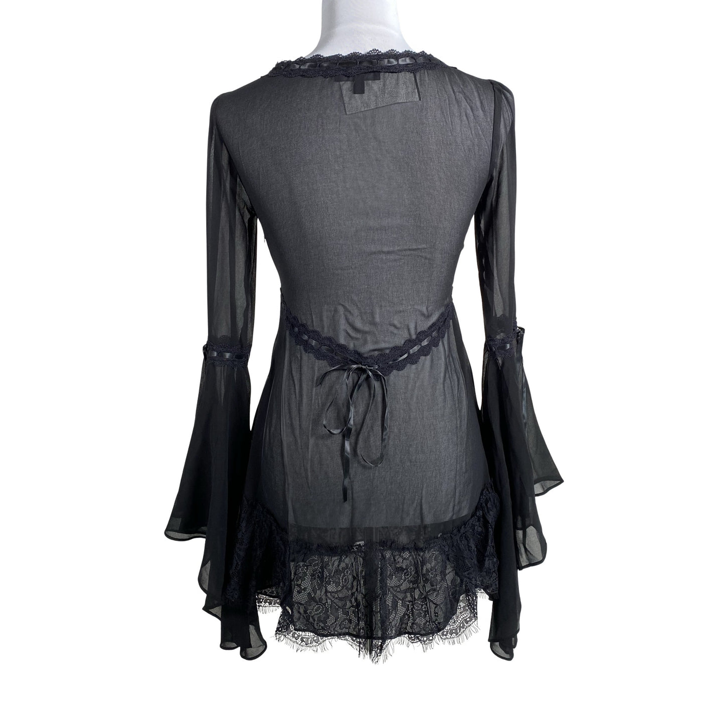 Unisex Widow - Õhuke tuunika, suurus 32 - Must (2)