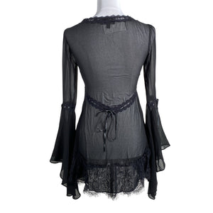 Unisex Widow - Õhuke tuunika, suurus 32 - Must (2)