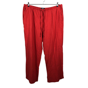Unisex Lindex - Mittevenivad püksid, suurus 48 - Punane (1)