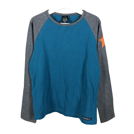 Unisex Villervalla - Trikotaažist pluus, suurus 134 - 140 - Sinine ()