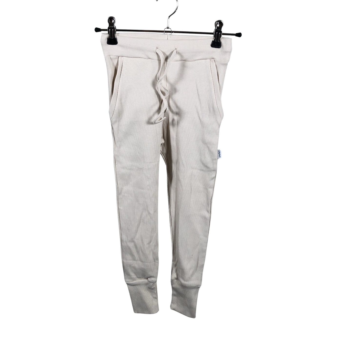 Unisex Gugguu - Trikotaažist püksid, suurus 110 - 116 - Beige (2)