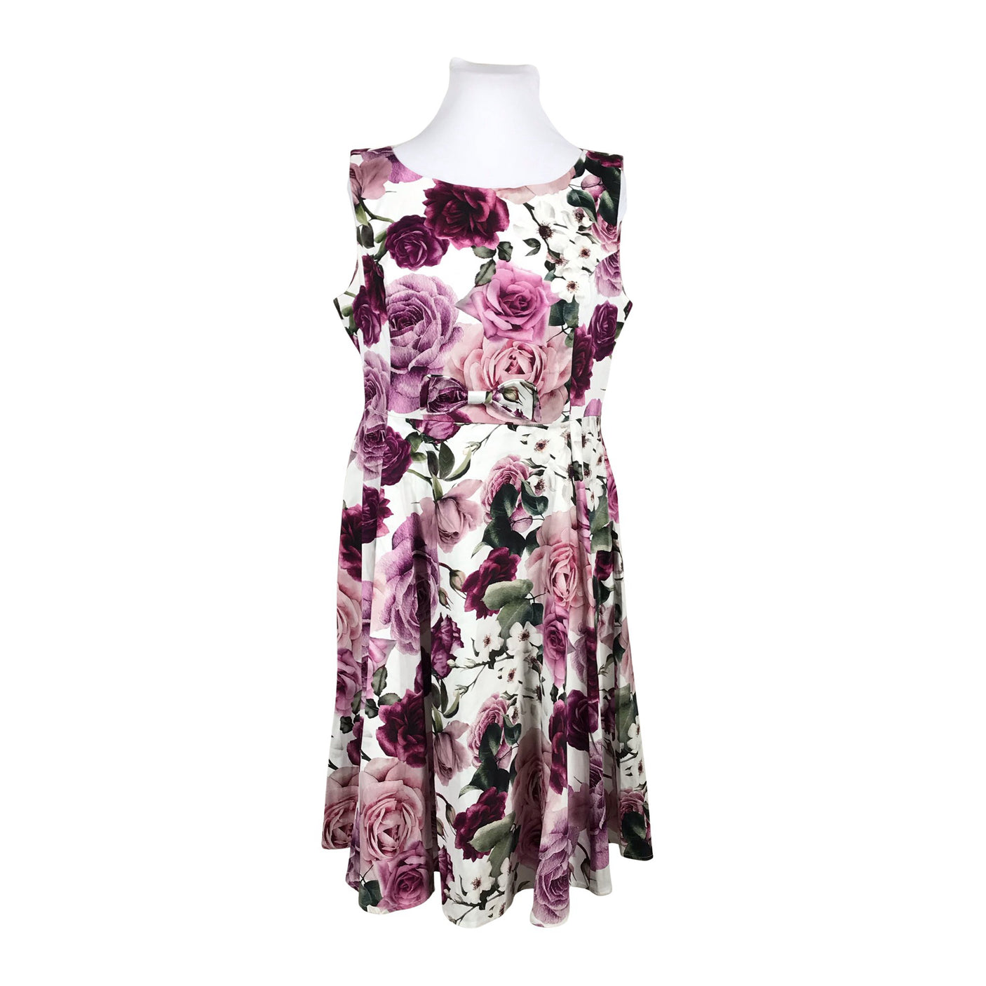 Unisex Hearts & Roses - Mitteveniv kleit, suurus 48 - Lilla (1)