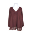 Unisex Zizzi - Pluus, suurus 56 - Veinipunane ()
