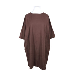 Unisex Tam Silk - Trikotaažist kleit, suurus 42 - Pruun (1)