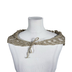 Unisex Handmade - Õhuke sall, suurus Mini - Beige (1)