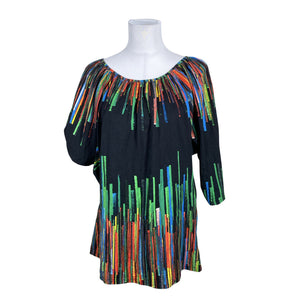 Unisex Nanso - T-särk, suurus 36 - Must (1)