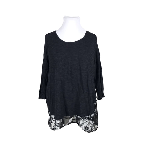 Unisex Established - Trikotaažist pluus, suurus 46 - Must ()