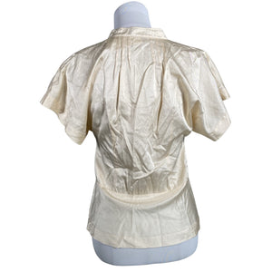 Unisex DAY Birger et Mikkelsen - Lühikeste käistega pluus, suurus 36 - Beige (2)