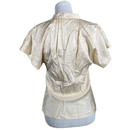 Unisex DAY Birger et Mikkelsen - Lühikeste käistega pluus, suurus 36 - Beige (2)