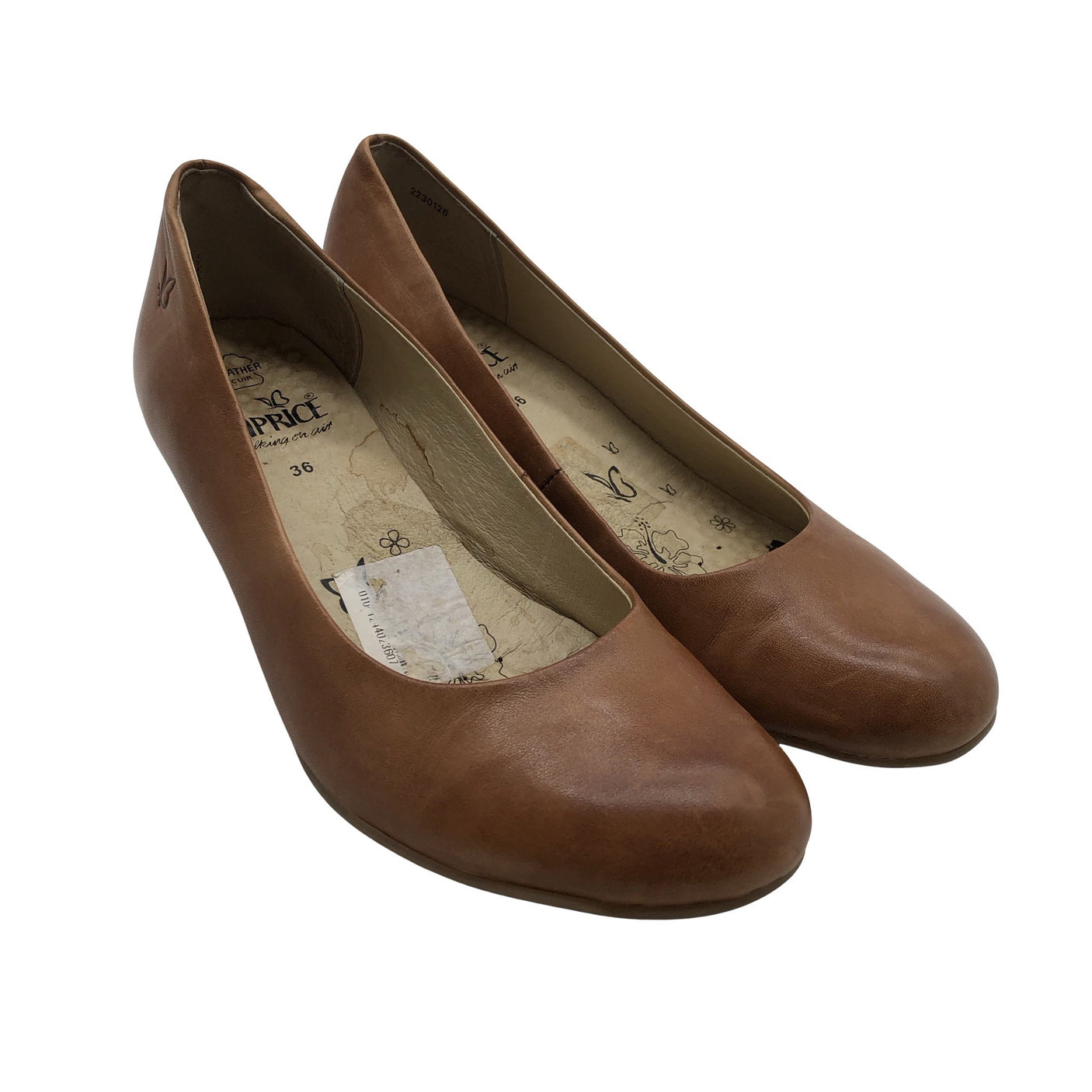 Unisex Caprice - Kiilkontsaga kingad, suurus 36 - Pruun (2)