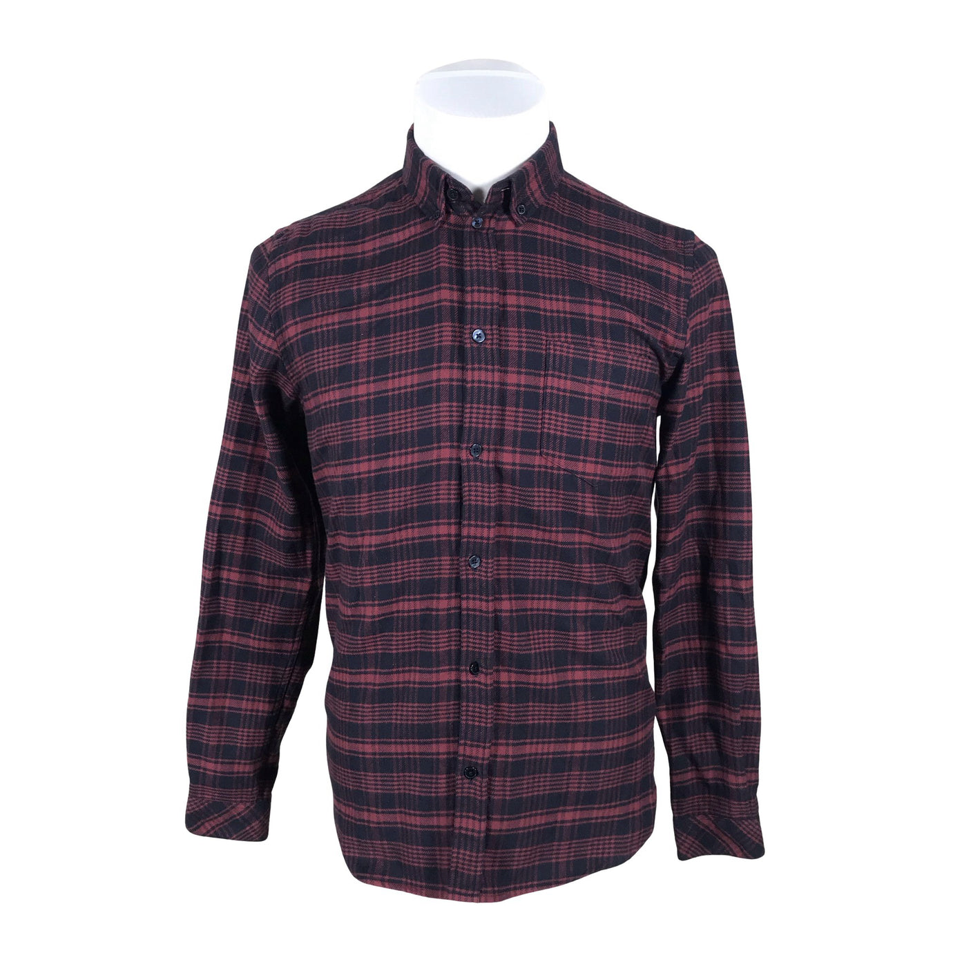 Unisex Samsoe&Samsoe - Flanellsärk, suurus M - Sinine (2)