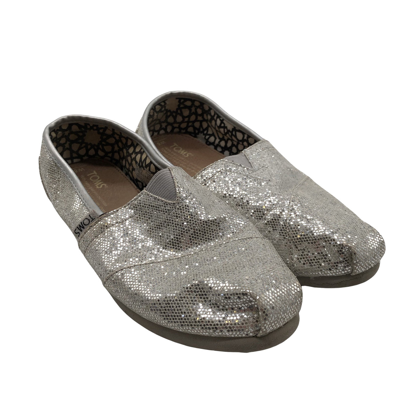 Unisex Toms - Mokassiinid, suurus 36 - Hõbe (2)