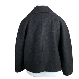 Unisex Rue de Femme - Villane mantel, suurus 42 - Must (2)