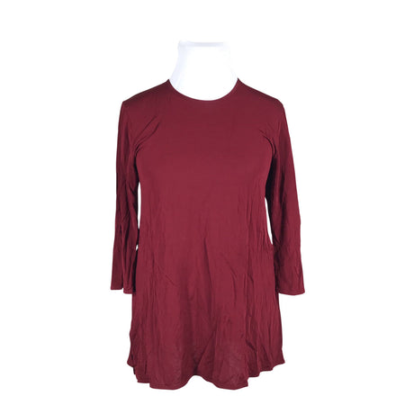 Unisex Nanso - Trikotaažist pluus, suurus 44 - Veinipunane ()