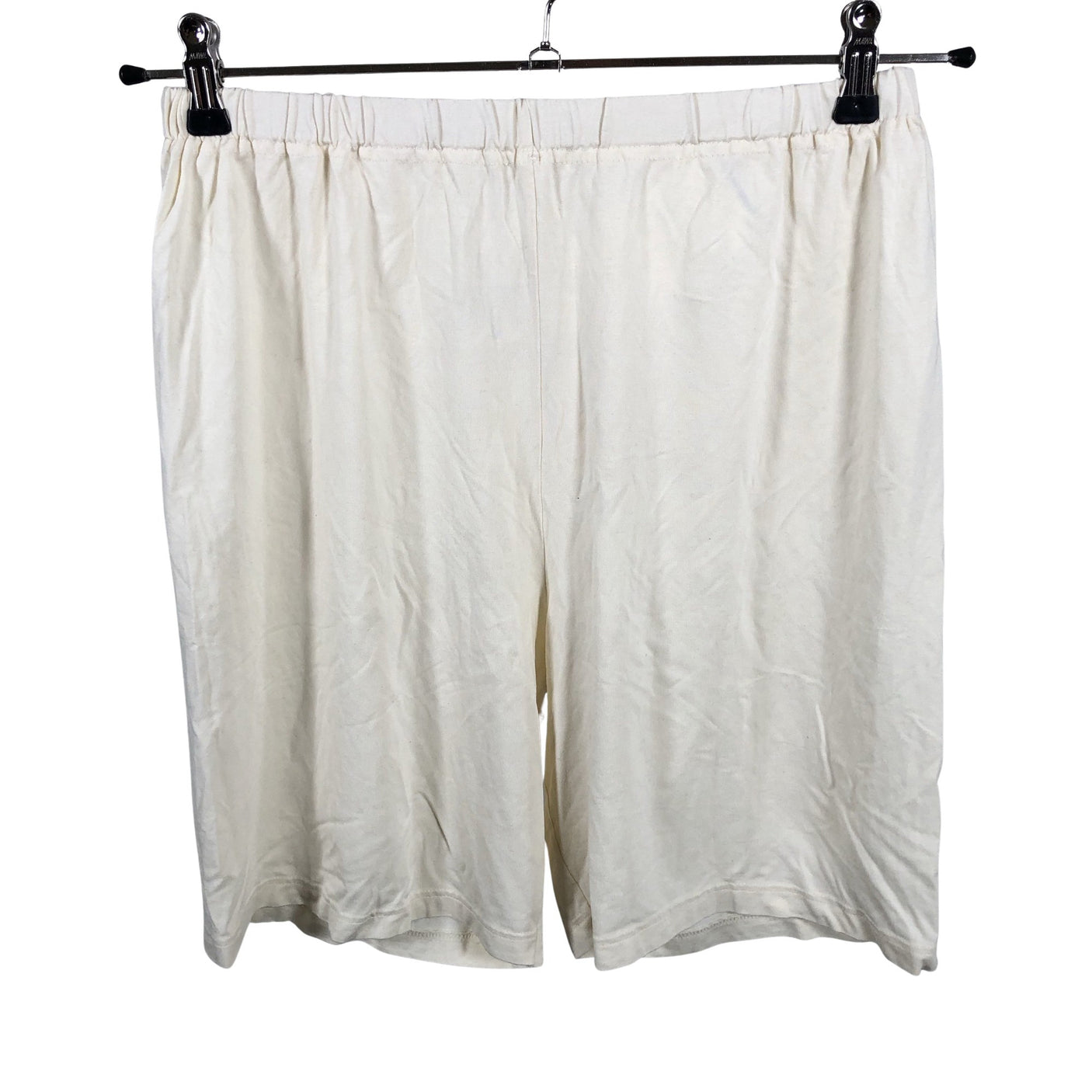 Unisex Nanso - Trikotaažist lühikesed püksid, suurus 38 - Looduslik valge (2)