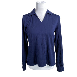 Unisex Nanso - Trikotaažist pluus, suurus 40 - Sinine (1)