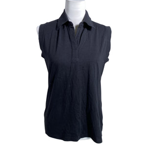 Unisex Nanso - Trikotaažist topp, suurus 38 - Must (1)