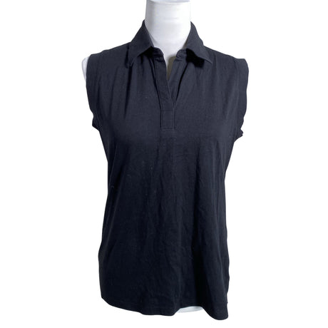 Unisex Nanso - Trikotaažist topp, suurus 38 - Must ()