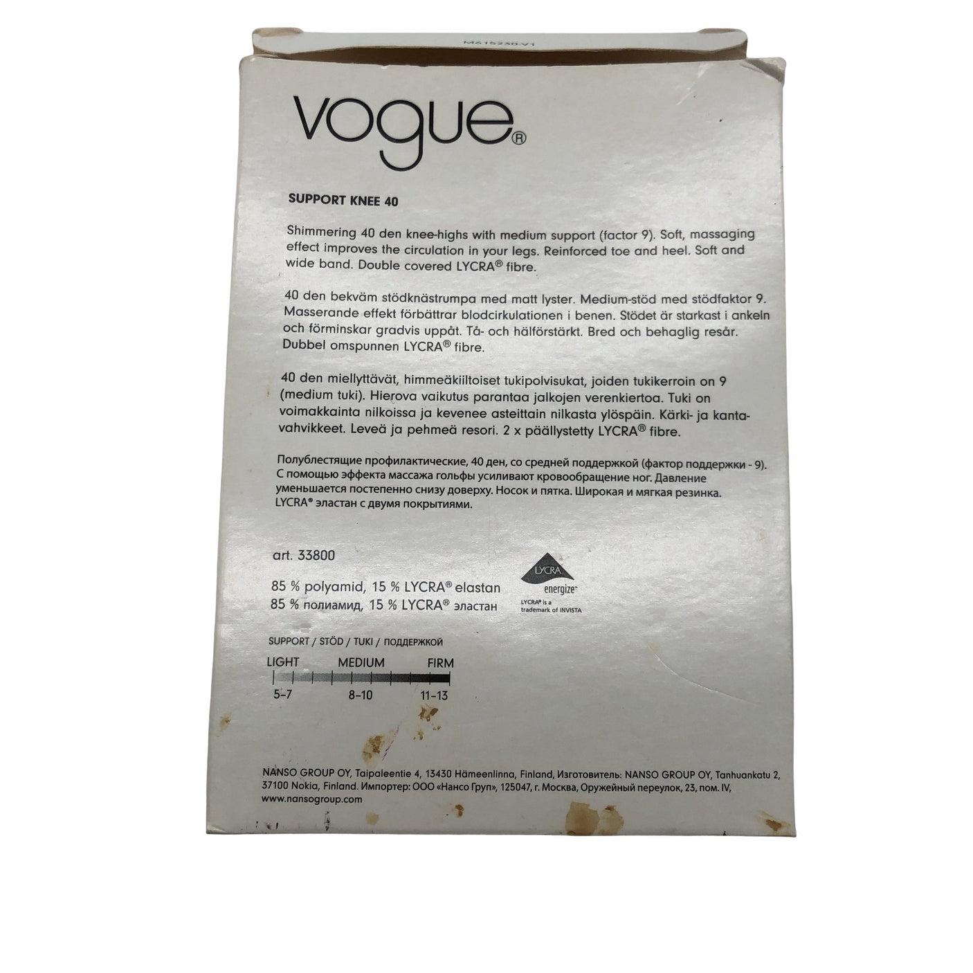 Unisex Vogue - Sokid, suurus 38 - Must (3)