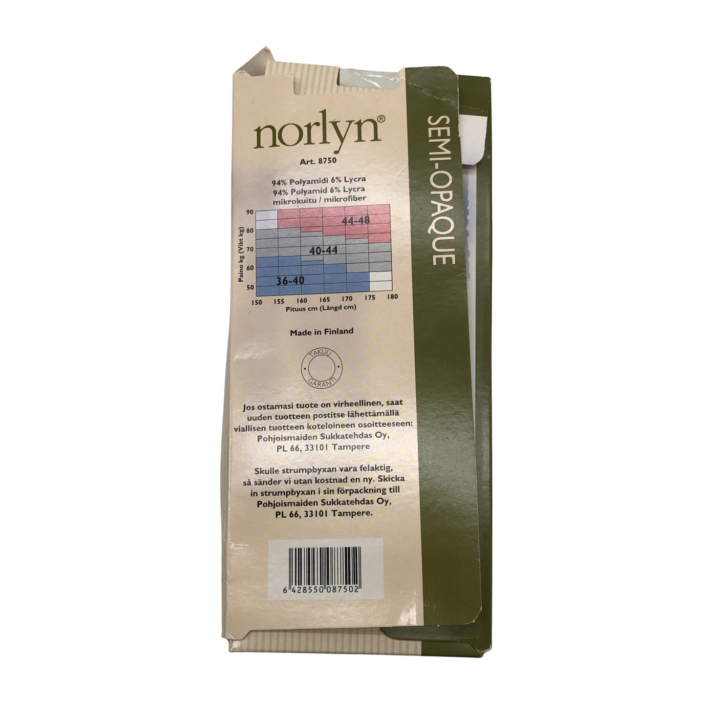 Unisex Norlyn - Sukkpüksid, õhukesed, suurus 42 - Hall (2)