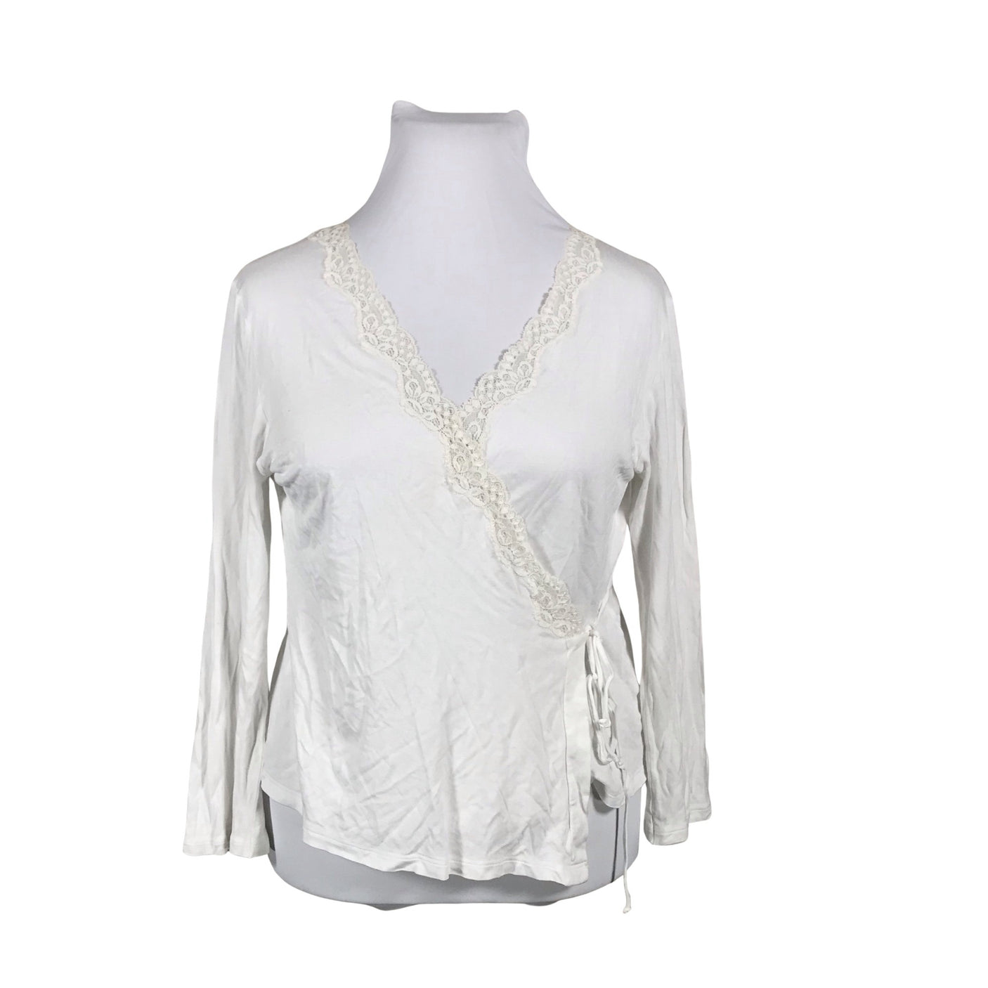 Unisex Triumph - Trikotaažist pluus, suurus 44 - Valge (1)