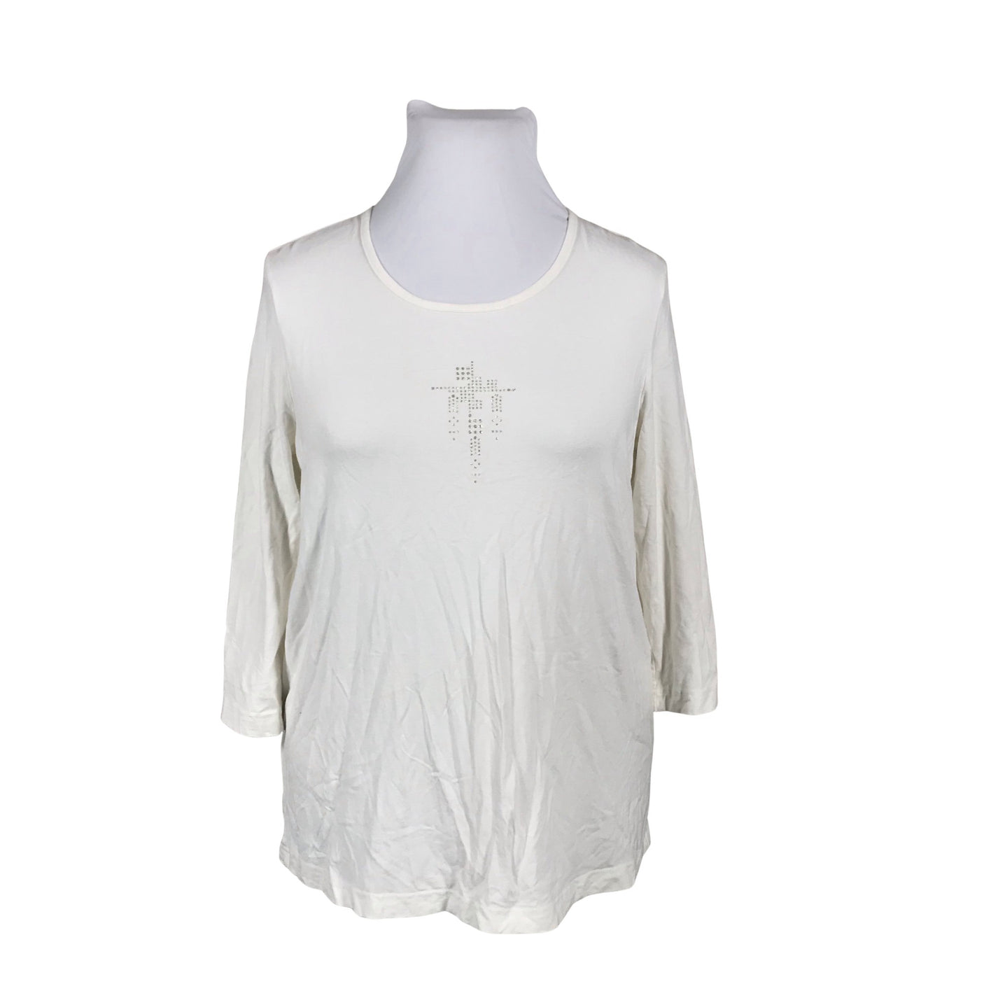 Unisex Atelier - Trikotaažist pluus, suurus 42 - Looduslik valge (1)