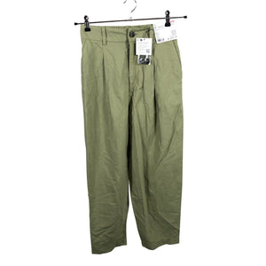 Unisex Uniqlo - Mittevenivad püksid, suurus 34 - Roheline (1)