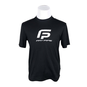 Unisex Fat Pipe - Spordisärk, lühikesed käised, suurus M - Must (2)