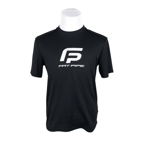 Unisex Fat Pipe - Spordisärk, lühikesed käised, suurus M - Must (2)