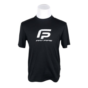 Unisex Fat Pipe - Spordisärk, lühikesed käised, suurus M - Must (1)