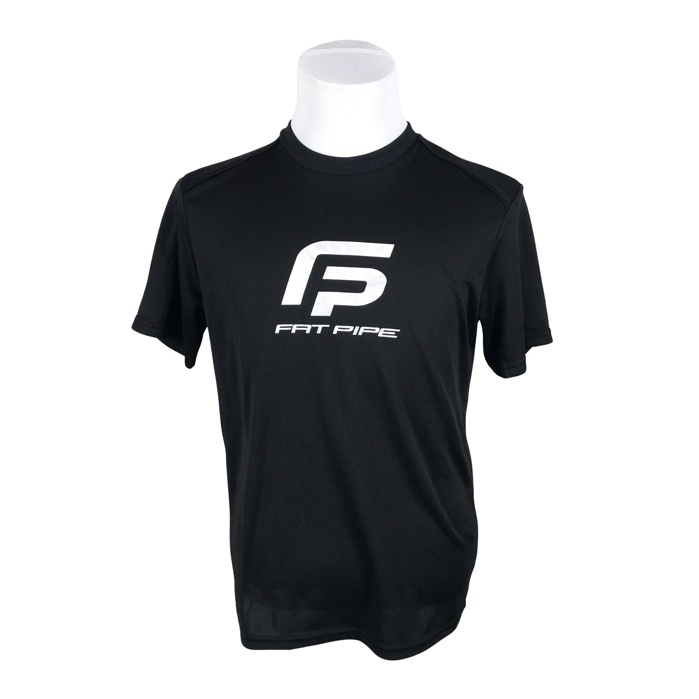 Unisex Fat Pipe - Spordisärk, lühikesed käised, suurus M - Must (2)