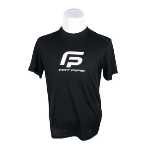 Unisex Fat Pipe - Spordisärk, lühikesed käised, suurus M - Must (2)
