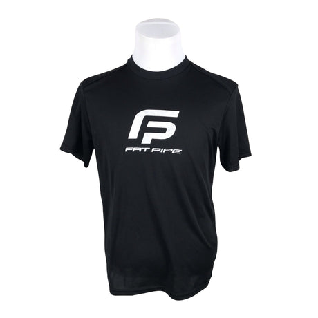 Unisex Fat Pipe - Spordisärk, lühikesed käised, suurus M - Must (2)