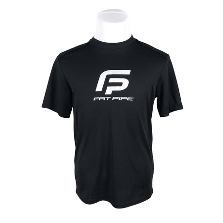 Unisex Fat Pipe - Spordisärk, lühikesed käised, suurus M - Must (2)