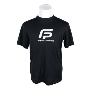 Unisex Fat Pipe - Spordisärk, lühikesed käised, suurus M - Must (1)