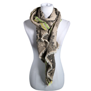 Unisex A+more - Õhuke sall, suurus Midi - Beige (1)