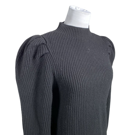 Unisex Sandro Paris - Kootud kleit, suurus 40 - Must (2)