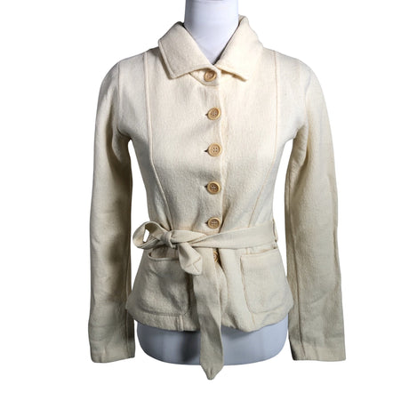 Unisex Boomerang - Kardigan, suurus 34 - Looduslik valge ()